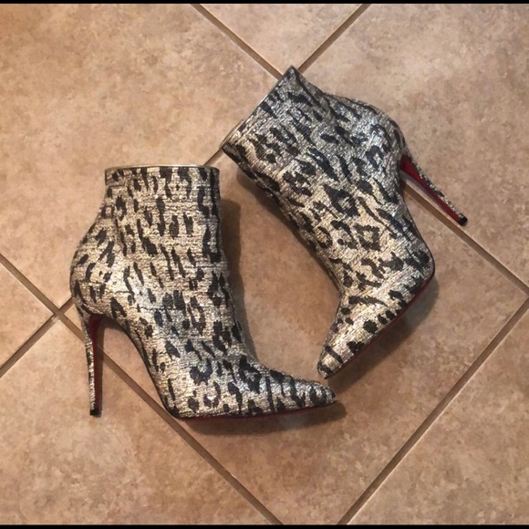 Louboutin leopard booties - Picture 3 of 6